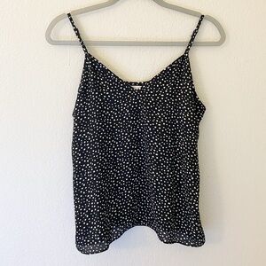 Nordstrom Abound Black & White Dot Camisole
